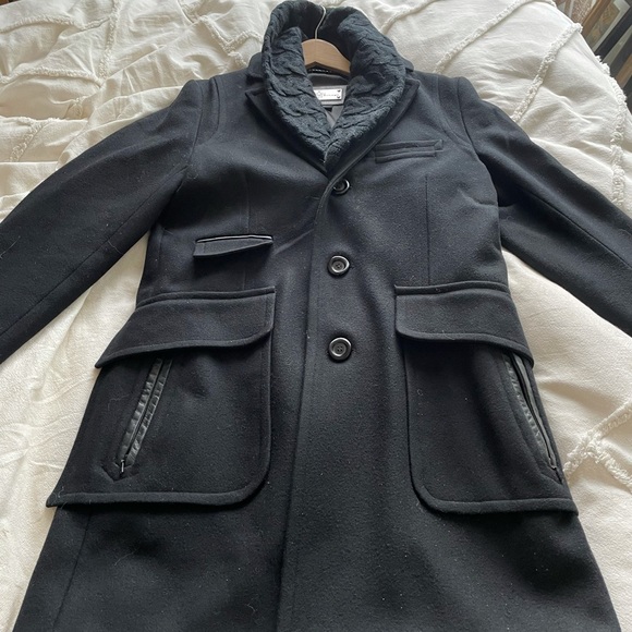 Men’s Mackage wool coat with removable collar. Excellent condition. - Picture 1 of 6